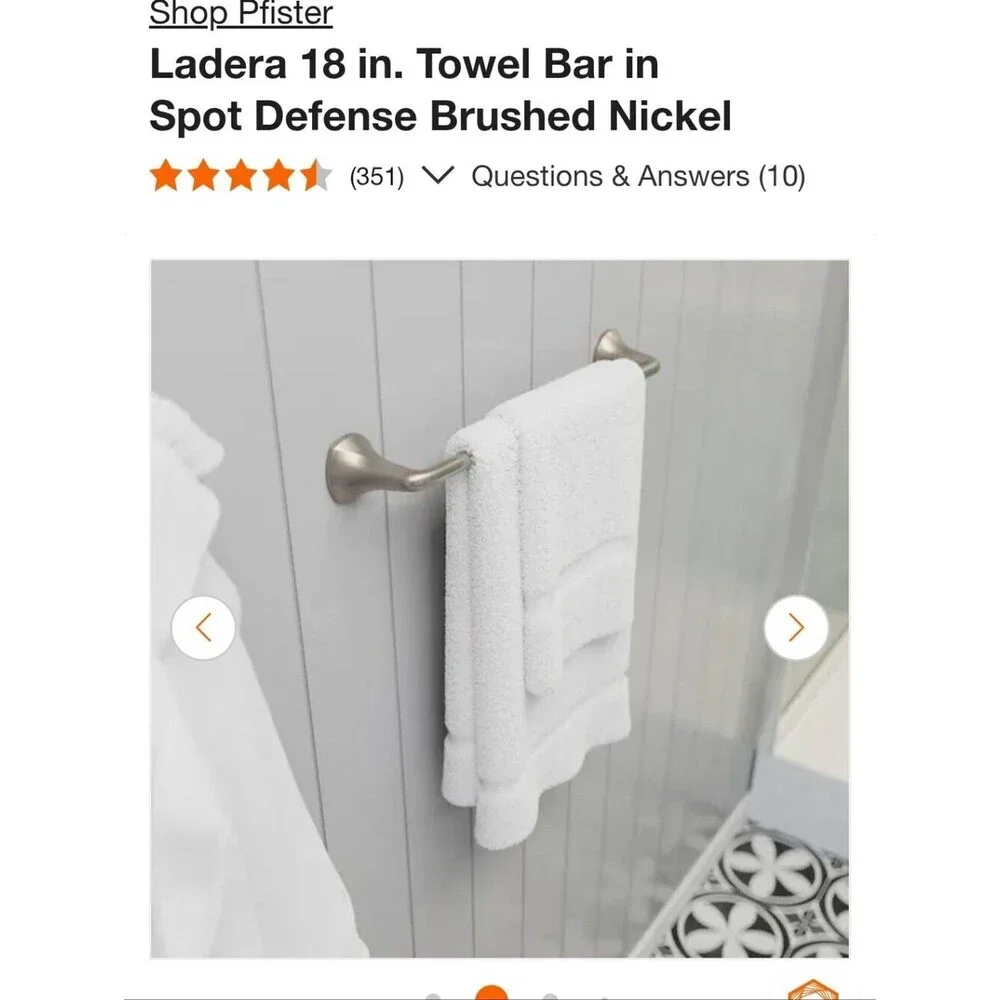 Pfister Ladera Brushed Nickel 18